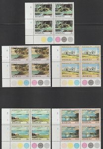 EDSROOM-O10791 Bermuda 514-518 MNH Blocks 1987 Winslow Homer Paintings CV $31.60