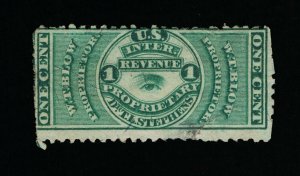 GENUINE SCOTT #RS31b PRIVATE DIE W.T. BLOW MEDICINE PRINTED ON SILK PAPER #14234