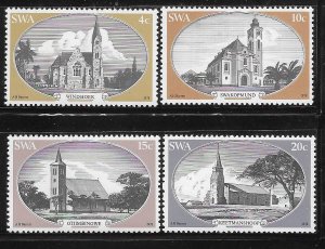 South West Africa 1978 Lutheran Church Rhenish Mission Sc 419-422 MNH A3114