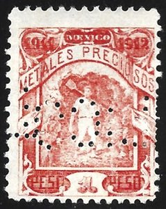 Mexico 1911 PRECIOUS METALS Revenue Tax Precious metal prod. and sale #MP 66-