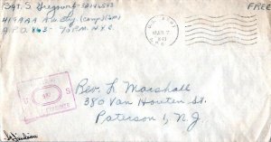 United States A.P.O.'s Soldier's Free Mail 1945 U.S. Army, A.P.O. [863] Fort ...