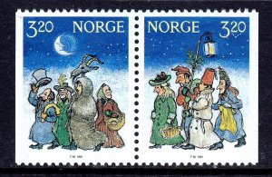 Norway 1992 Christmas Complete Mint MNH Set SC 999-1000