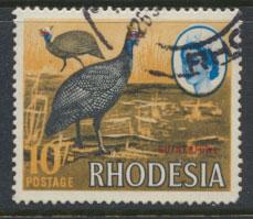 Rhodesia   SG 406  Guinea Fowl Litho Printing  see details 