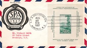 United States Scott 797 Typewritten Address.