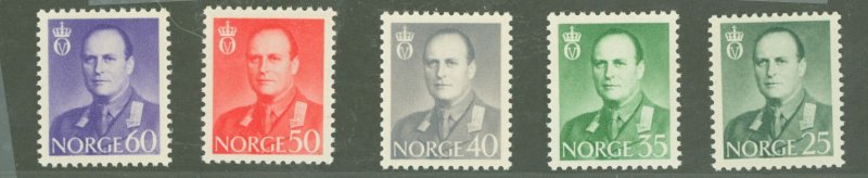 Norway #408-412  Single (Complete Set) (King)