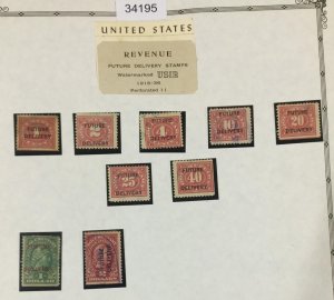 MOMEN: US STAMPS USED COLLECTION LOT #34195