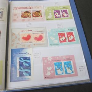 Korea Souvenir Sheets 1960-2009 440 (74 pages) all different MNH CV$2,082