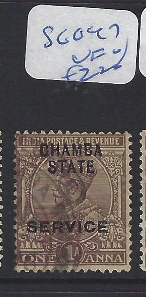 INDIA CHAMBA  (P2509B)  KGV 1A SERVICE SG O49    VFU