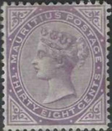 Mauritius 1880 SC 65 MLH