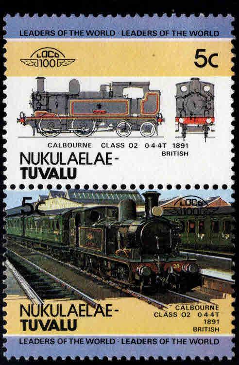 Nukulaelae-TUVALU Scott 1 MNH** Train pair