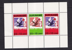 Surinam  #B261-B263a  MNH   1979  Child Welfare Sheet