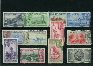 BARBADOS #216 - 227 * mint hinged Cat Value $70 - stamps