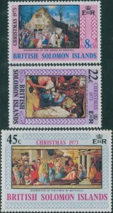 Solomon Islands 1973 SG247-249 Christmas set MNH