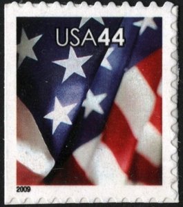 SC#4396 44¢ Flag Booklet Single (2009) SA