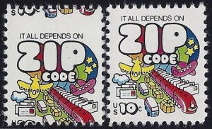 1511 Misperf Error / EFO Zip Code Mint NH (Stk10)