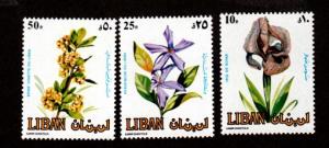 Lebanon # 482-484 Mint!