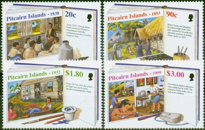 Pitcairn Islands 1999 Local Education Set of 4 SG544-547 V.F MNH 