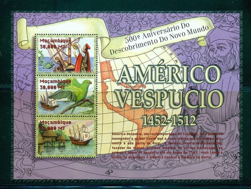 Mozambique - Sc# 1525. 2002 500th Ann. Discovery of New World. MNH $8.75.