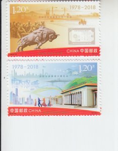 2019 PR China Government Reform (2)  (Scott 4594-95) MNH