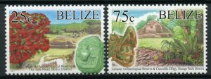 Belize Landscapes Stamps 2017 MNH Tourism Definitines R/P Trees Nature 2v Set