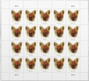 Red Fox 2023 Forever stamps 2 sheets total 40 stamps