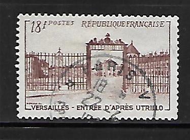 FRANCE, 686, USED,VERSAILLES GATE PAINTED BY UTRILLO