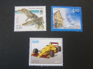 Estonia 2001 Sc 425-6,431 sets(3) MNH