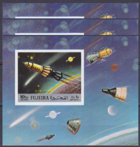 1972 Fujaira A977/B103bx3 Space exploration 25,50 €