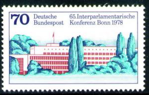 Germany Scott 1277 MNH** 1978   stamp disturbed gum