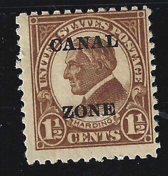 Canal Zone Scott #72 Mint   1 1/2c Flat Top A O/P 2019 CV $2.00