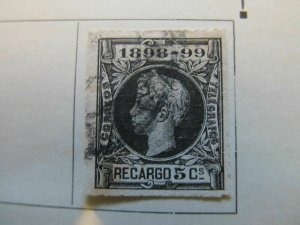 Spanish Colonies Spanish Caribbean War Tax 1898 5c Fine Used A5P19F18-