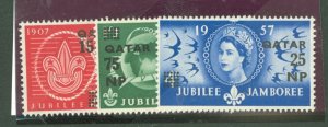 Qatar #16-18 Mint (NH) Single (Complete Set)