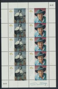 Australia Day 2001 Slim Dusty sheet of 10 MNH SG 2069a SC# 1934b