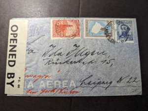 1940 Republic of Argentina Airmail Cover Buenos Aires to Leipzig Germany