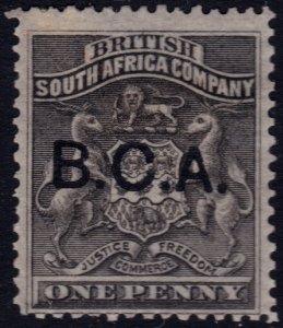 ✔️  BRITISH CENTRAL AFRICA 1891 - BCA OVPT - SC. 1 * MH $10