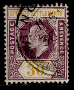 MALAYSIA - Straits Settlements EDVII SG162, 25c dull/brt purple, FINE USED CDS.