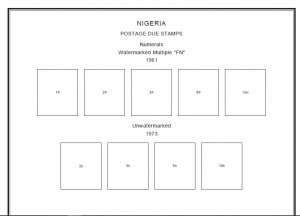 NIGERIA STAMP ALBUM PAGES 1914-2010 (99 PDF digital pages)