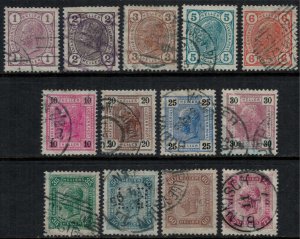 Austria #86a-101a,3a-5a  CV $20.45