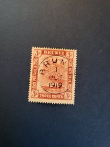 Stamps Brunei Scott #17 used