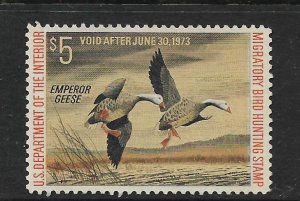 USA, RW39  MNH,  MIGRATORY BIRD HUNTING & CONSERVATION