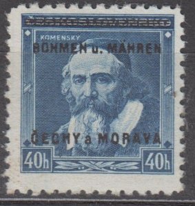Bohemia & Moravia Scott #6 1939 MNH