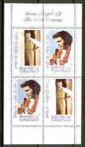 SOMALILAND - 1999 - Elvis & Disney - Perf 4v Sheet - M N H - Private Issue