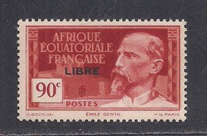 FRENCH EQUATORIAL AFRICA SC# 106    FVF/MNH  1940