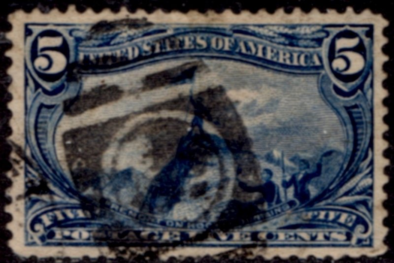 US Scott #288 - 1898 Trans-Mississippi Perf 12 w/ #191 Water Mark CV~$25