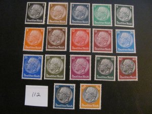 Germany  1933 MNH SC 401-414 SET VF/XF 1100 EUROS (124)