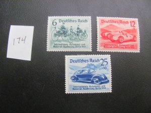 Germany 1939 MNH SC B134-B136 SET VF/XF 110  (174)