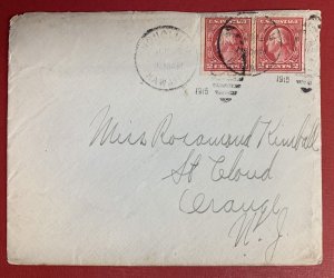 S.S. Tenyo Maru, 1915 Japanese Ocean Liner Cover with 11 Page Letter