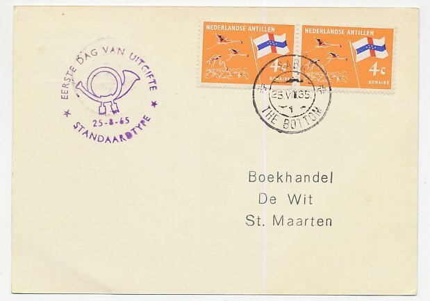 Maximum card Netherlands Antilles 1965 Lace work
