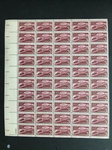 1958 sheet Brussels Exhibition Issue Sc# 1104
