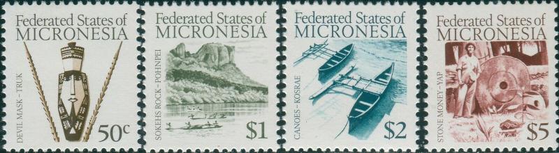 Micronesia 1984 SG17-20 People Artifacts MNH